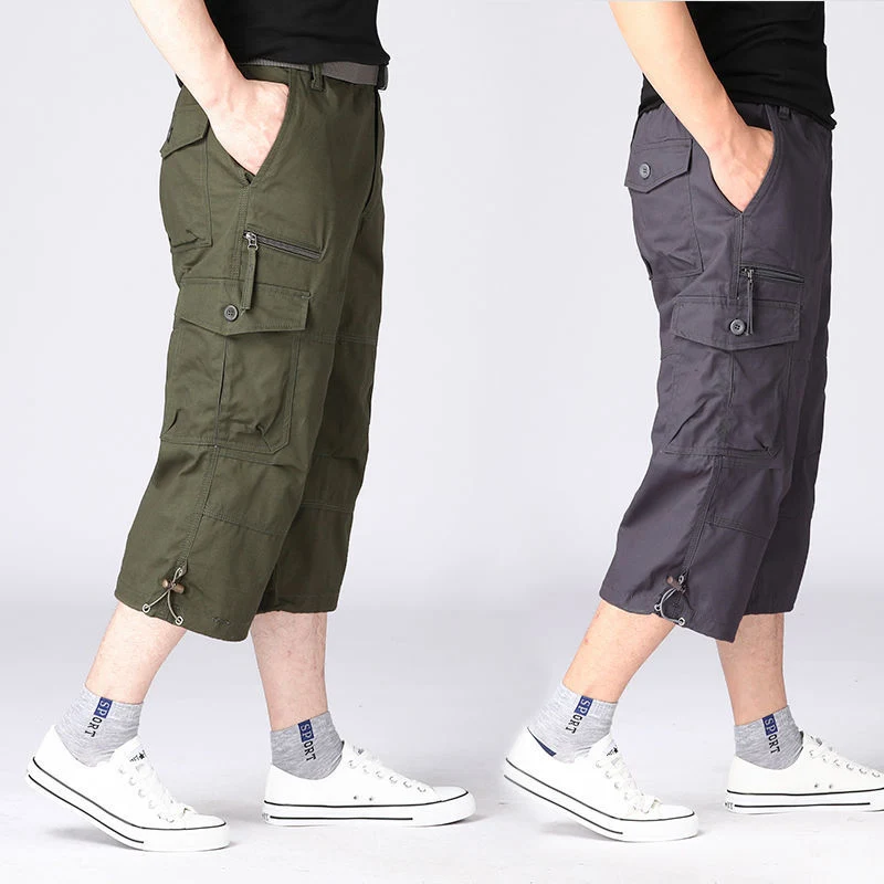 Custom Straight Track Pant Men Fashion Trousers Cargo Short Pants
