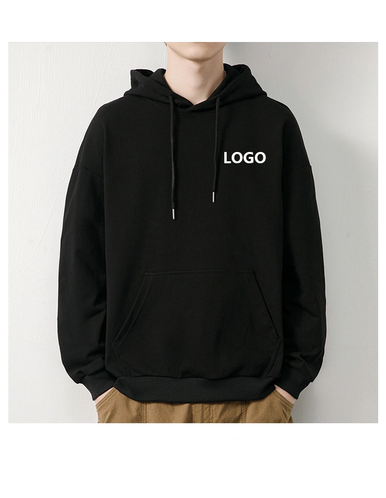 Cheap Custom Hoodies with Own Logo Spring Polyester Cotton Pullover Mens Hoodies