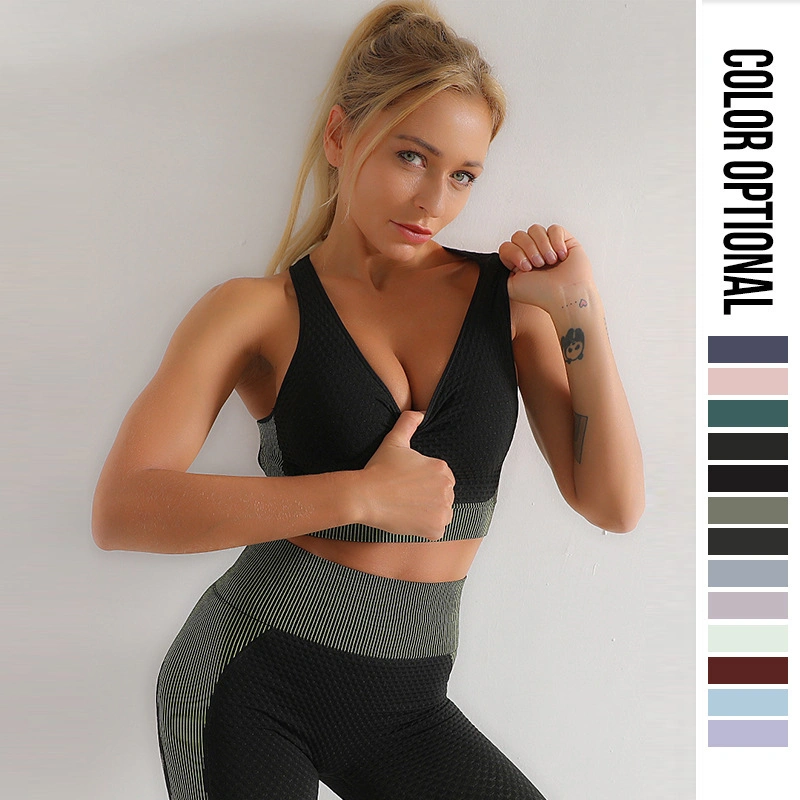 Cross Cropped Sports Bra for Yoga Workout Fitness