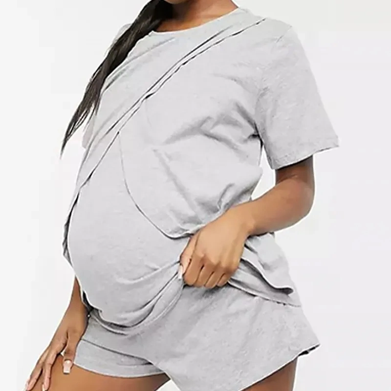 Maternity Nursing Pajamas Sleepwear Set Maternity Pajama Home Wear