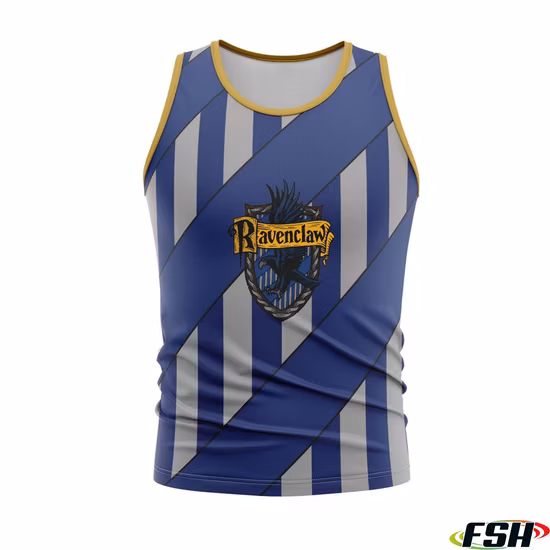 Mesh Fabric Lightweight Men′s Tank Top Full Sublimation Printing Custom Running Singlet