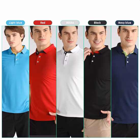 Custom Design Your Own Brand Polo Shirt Short Sleeve Quick Dry T