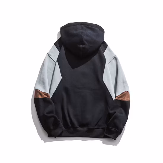 Drop Shoulder Heavy Weight Fleece Embroidered Mens Oversized Streetwear Cotton Pullover Puff Printing Hoodie Unisex