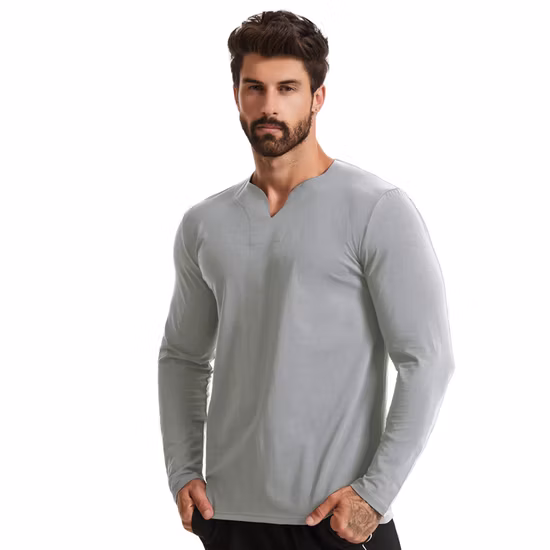Tianchen Factory Wholesale Casual Workout Long Sleeve V