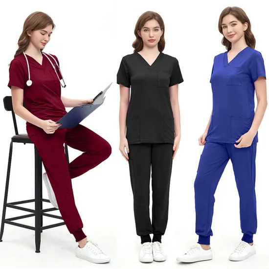 Wholesale Professional Nurse Scrubs Set Hospital Nursing Workwear 