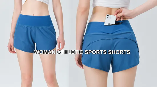 Womens Athletic Shorts High Waisted Running Shorts Gym Workout Shorts Casual Comfy Sport Shorts with Pockets 