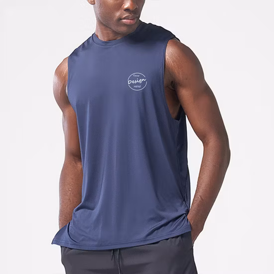 Men Gym Singlet Stringer Muscle Fit Tank Tops Fitness Workout Shirt Spandex Custom Design Men Gym Workout Tank Top Singlet