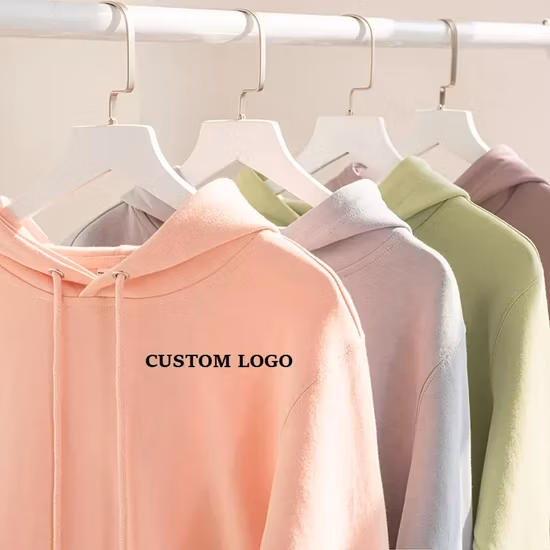 Hot Selling New Versatile Loose Hooded Sweatshirt Couples Hoodies Solid Color Thick Oversized Drop Shoulder Hoodie