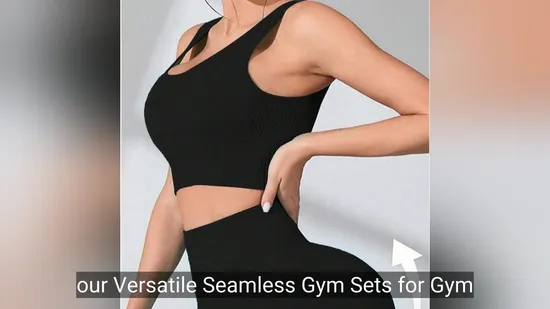 Versatile Seamless Gym Sets for Gym and Daily Wear 