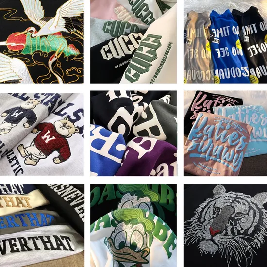 2024 Winter Streetwear Sweatshirts Custom Mens 3D Puff Print Custom Hoodies 