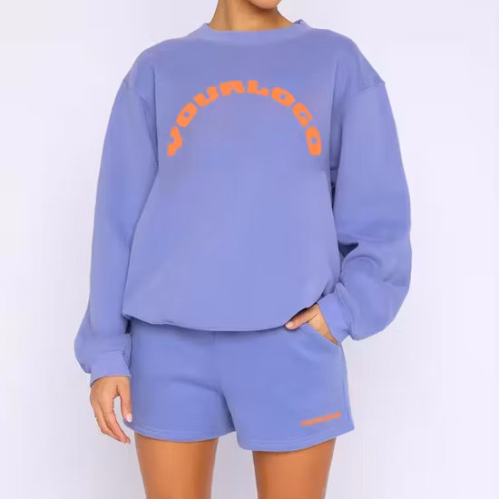 Long Sleeve Clothing Crop Sweatshirt Women Fashion Casual Hoodies Sweatshirts