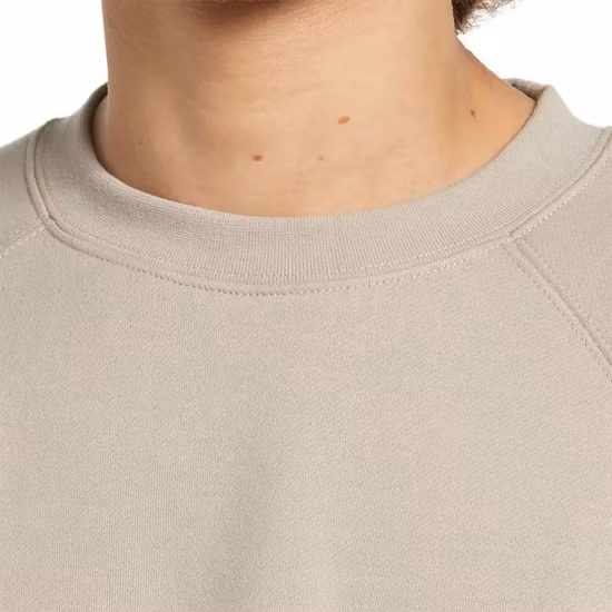 Mens French Terry Hoodies Sweatshirt Custom Logo Embroidery Blank Cotton Heavy Weight Unisex Oversized Crew Neck Crewneck Sweatshirt Men