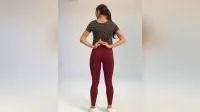 Custom High Waisted Animal Training Pants Scrunch Bum Squat Proof Yoga Gym Leggings 
