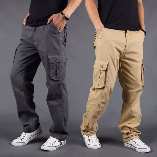 Long Sweat Military Tactical Cargo Track Man Pants for Man