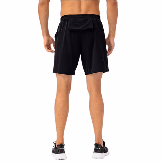 Manufacturer Wholesale Mens Casual Training Jogger Shorts with Liner and Zipper Pocket, 2 in 1 Sports Basketball Boxing Gym Soccer Shorts for Outdoor Exercise