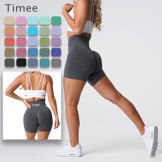 Camouflage Yoga Shorts Women′s Elastic Quick Drying Breathable Five Point Pants Gym Xs Extra Small Seamless Sports Shorts 