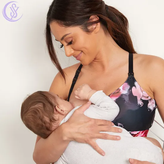 Fitness Mama Gym Outfits Crossfit Yoga Wear Maternity Nursing Pump Breastfeed Medium Support Sports Bra 