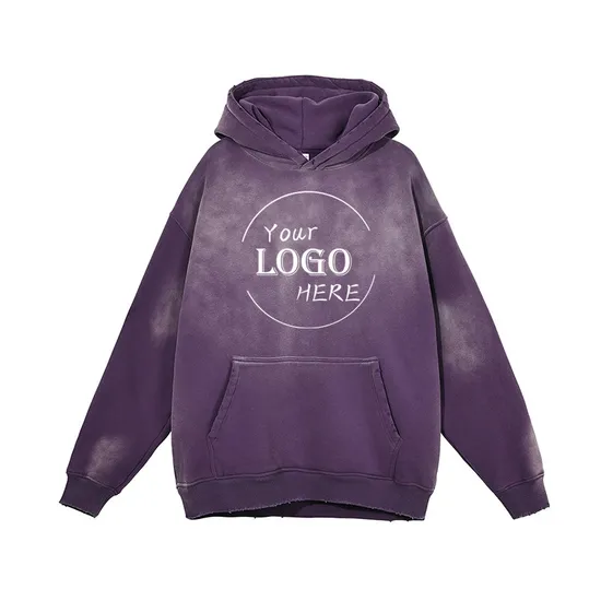 High Quality Custom Logo Wholesale Heavyweight Puff Printing Mens Hoodies 